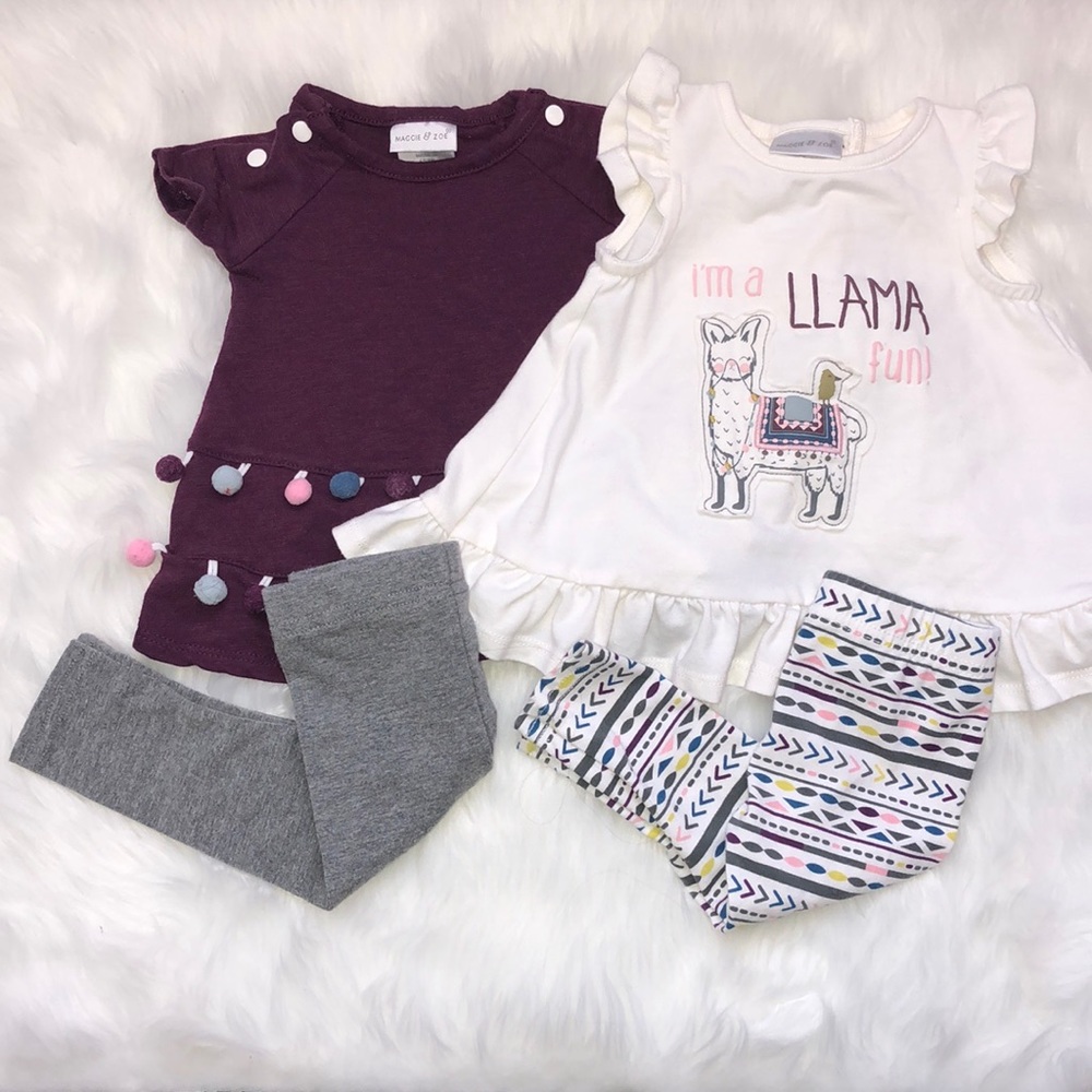 Mix and Match set- 4 pieces- size 0-3 months